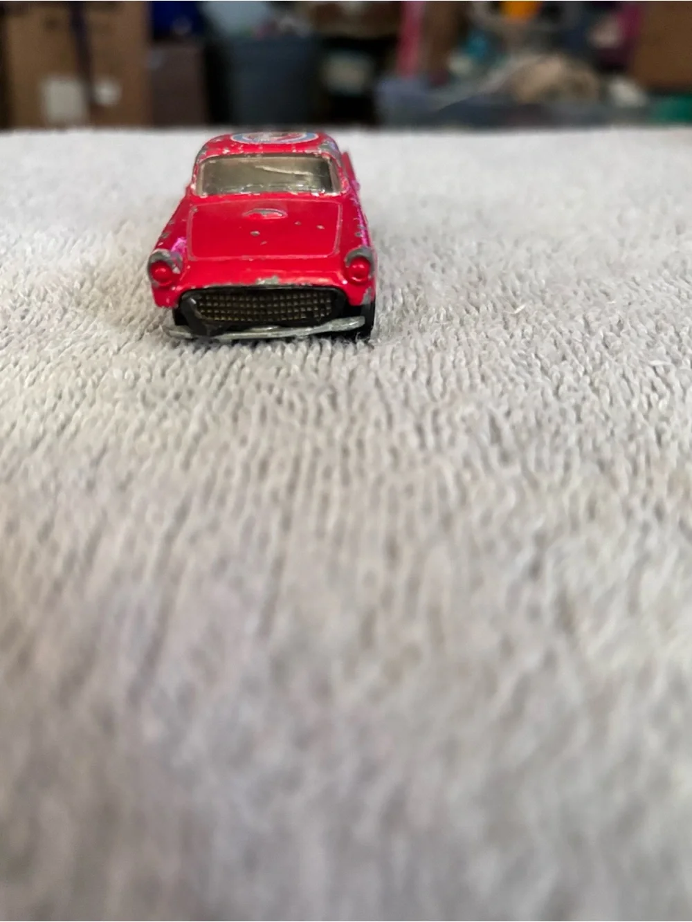 1957 Ford Thunderbird Coca-Cola red diecast car